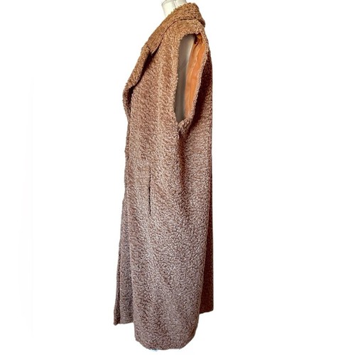 NWT Free People Cozy Time Vest in Cashew - Picture 7 of 9