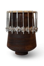 Sheesham Wood Dayan Tabla Drum Folk Musical Percussion Instrument Nut, Bolt