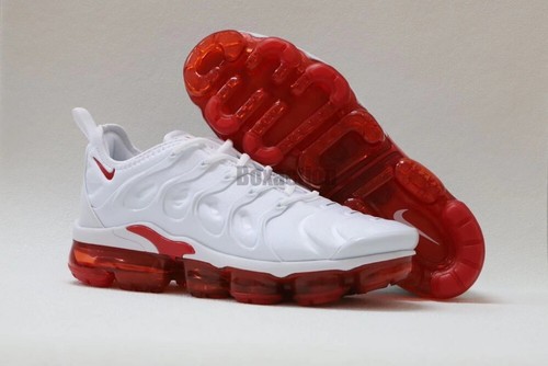 Men sizes/Nike Air VaporMax Plus TN White Red casual comfortable men's shoe - Picture 7 of 7