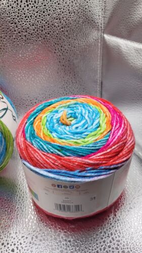 Lion Brand Mandala Ombre Yarn-Happy Heureux 5.3 Oz 100% Acrylic Lot Of 2. 1K - Picture 3 of 12