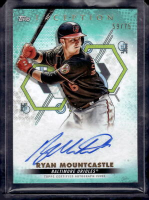 2022 Inception Ryan Mountcastle Rookie and Emerging Stars Autographs Aqua #/75