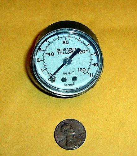 160 PSI PRESSURE GAUGE by SCHRADER BELLOWS-New