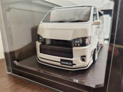 1/18 ignition model TSD Works Hiace White w/ Box From Japan