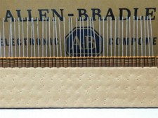 5 Vintage Allen Bradley Type EB Industrial 3 Ohm 1/2W 5% Carbon Comp Resistors