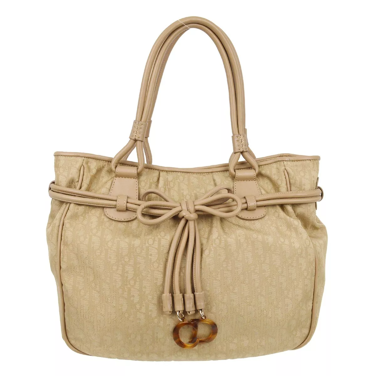 Sac à main trotteur beige Christian Dior 00 BO 1017 173230