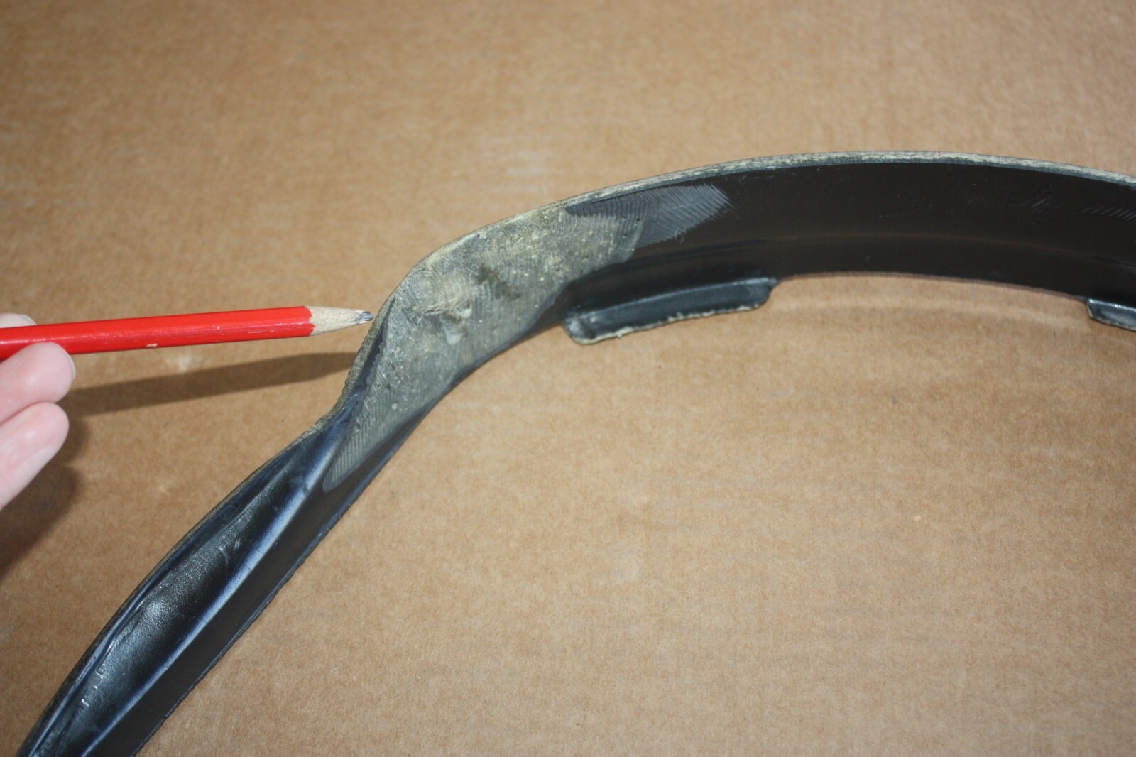 1966 1967 C2 Corvette Fan Shroud Extension Fiberglass GM 3887424 SB w