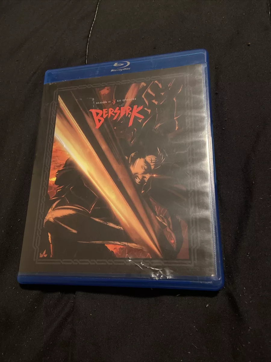 Berserk: Season Two 2 (Blu-ray/DVD, 2018, 4-Disc Set) anime