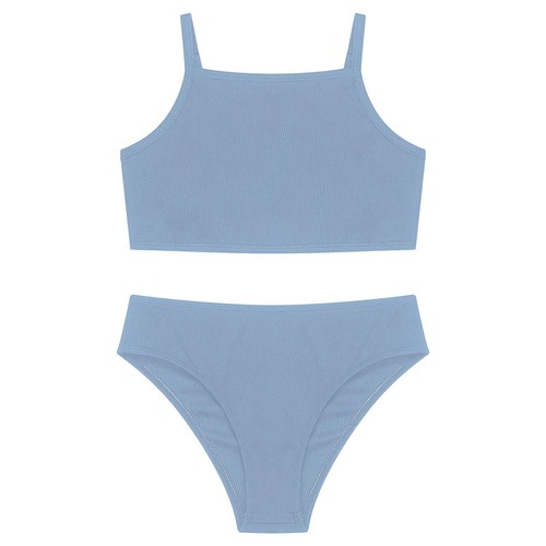 Sujetador bikini para niña Freebily bikini ajustable parte superior con traje de baño - Imagen 20 de 29