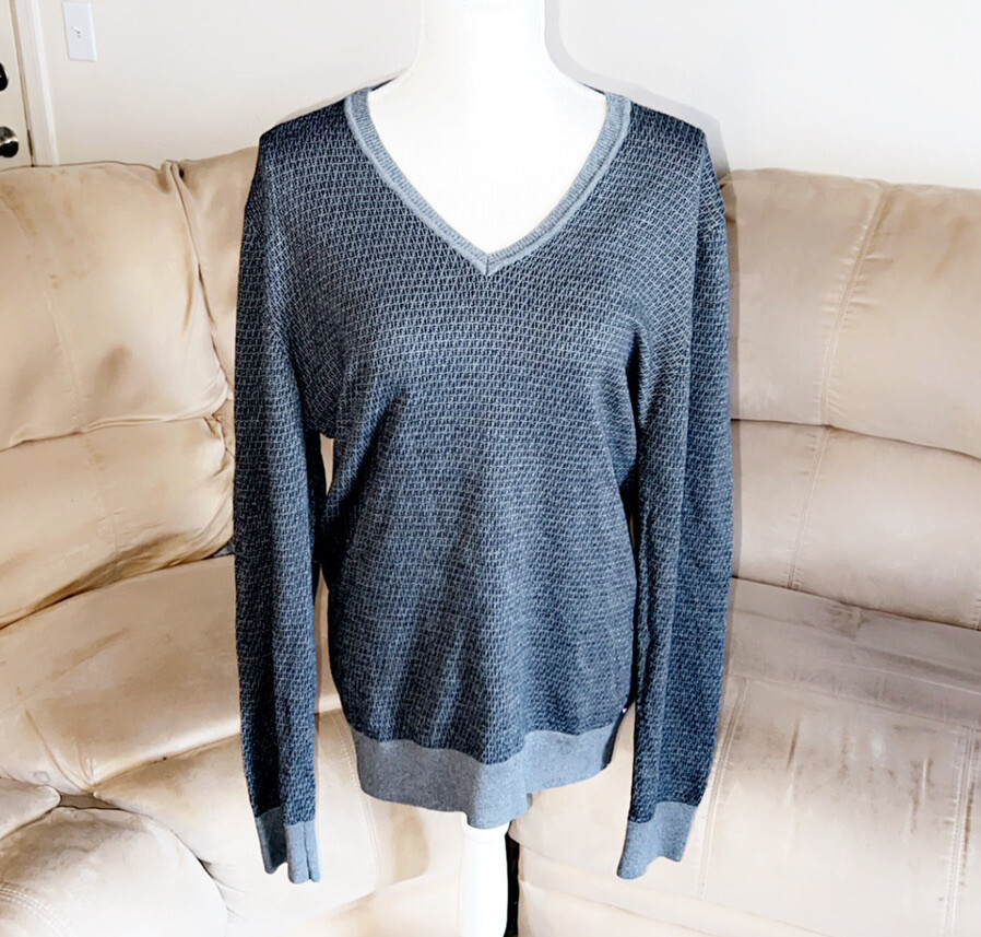 Micro Monogram Wool Sweater SZ XXL 