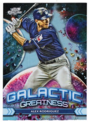 Alex Rodriguez 2024 Topps Chrome Cosmic #GG-2 Galactic Greatness 