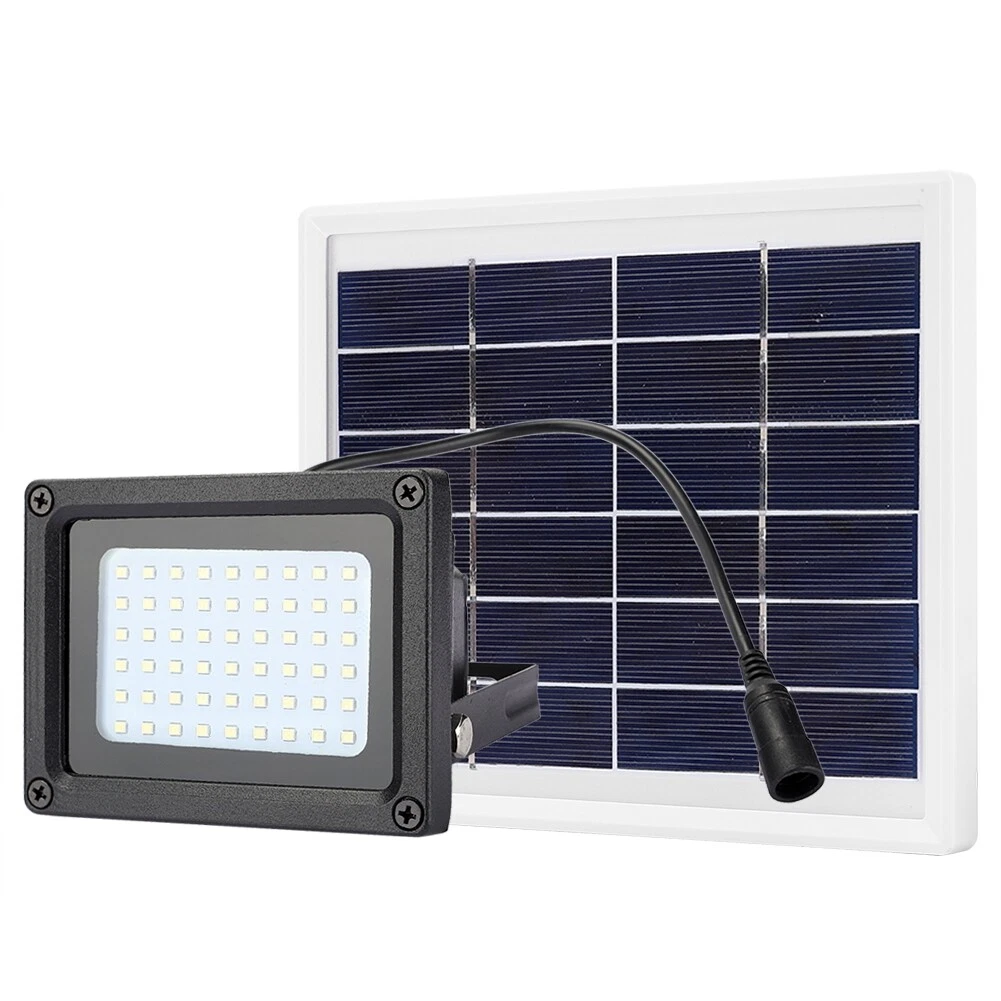 Warm white solar flood light deals