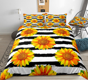 3d Sunflower Bedding Set Brand New Single Double Queen King Ebay