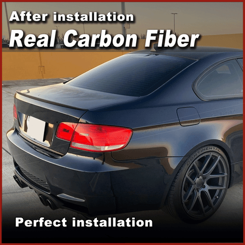 Alerón trasero de carbono maletero labio alerón para BMW SERIE 3 E92 325i M3 Coupé  - Imagen 2 de 13