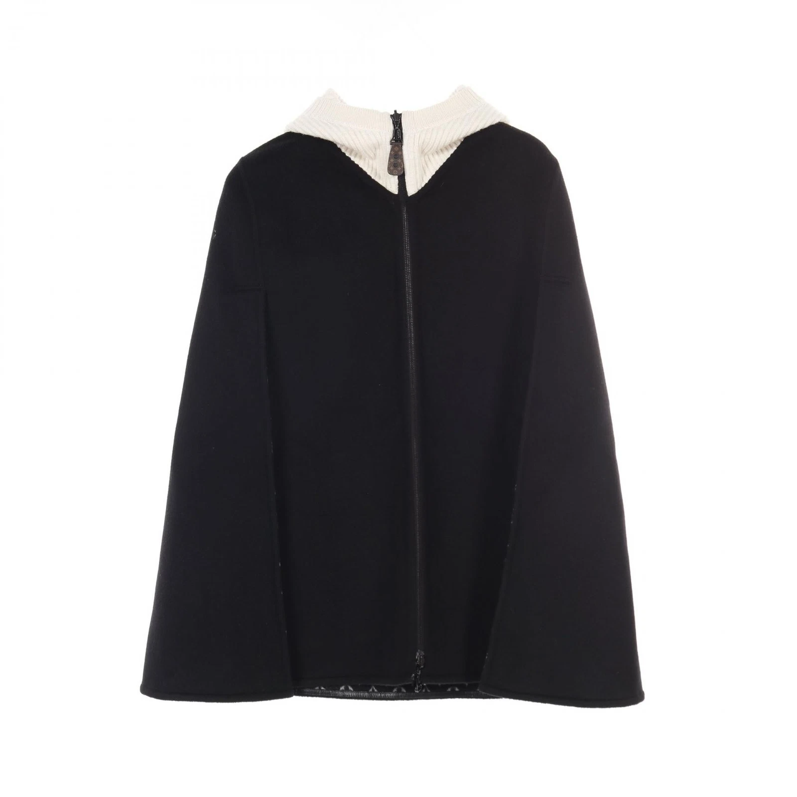 LOUIS VUITTON（LV） Cappotto LOUIS VUITTON Double Face Cape RW251WW lana seta nero bianco usato don