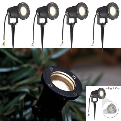 Gartenstrahler mit erdspieß led