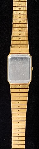 Favre-Leuba Black Dial Gold-Plated Men's Quartz Watch--Working, 24 x 32mm Case - Picture 8 of 9
