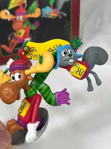 Carlton Cards Heirloom Collection Vintage 1997 Rocky & Bullwinkle Ornament - Picture 5 of 10