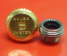 ROLEX Original Oyster Gold Crown  Tube 5.2mm - Tested Vintage Authentic