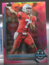 C.J. Stroud (Ohio State Buckeyes/RC) - 2022 Bowman U. Pink Refractor