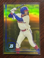 2022 Bowman Heritage Yhoswar Garcia Chrome Gold Refractor #/50 Phillies SP