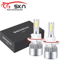 FOR HONDA RANCHER 350 400 HEADLIGHT LED LIGHT BULB 6000K HIGH POWER 100W 11000LM