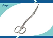 Hoop & Machine Embroidery Scissors 6" (15.24cm) Double-Curved German Stainless