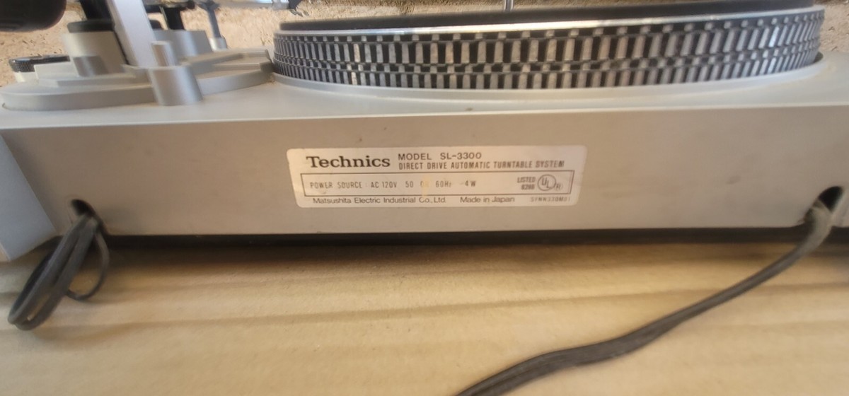 Technics SL-3300　動作品 Technics SL-3300 動作品