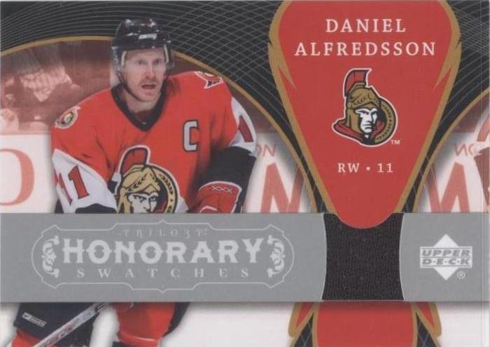 2007-08 Upper Deck Trilogy - Daniel Alfredsson #HS-DA - 1 of 1