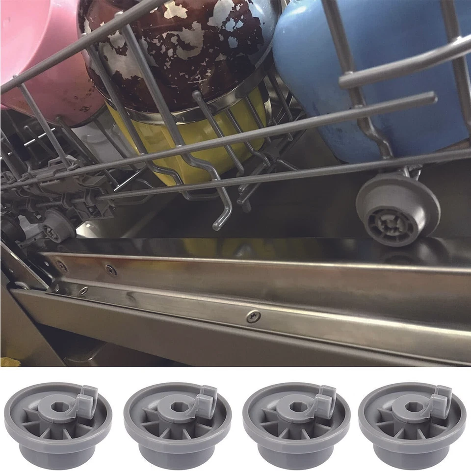 4x Korbrollen Unterkorb Rad für Bosch Siemens Neff Spülmaschine Geschirrspüler - Bild 3 von 4