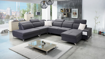 XXL Sofa Große Gemütliche Couch DEOS X Schlaffunktion TOP Qualität Farbe wählbar