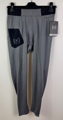 Burton Men's AK Baker Power Wool Base Layer Pant, Grey, Size S