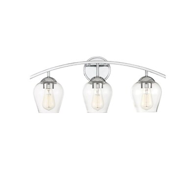 Meridian M80032CH Chrome 3 light Bathroom Vanity Light