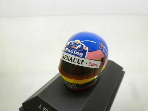 MINICHAMPS HELMET J. VILLENEUVE 1997 - RENAULT - 1:8 - GOOD IN SHOW-CASE - 156 - Picture 2 of 6