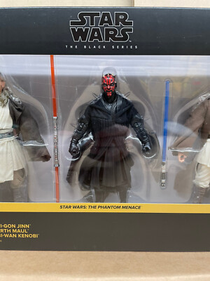 Hasbro Star Wars The Black Series 6 Inch The Phantom Menace 3 Pack