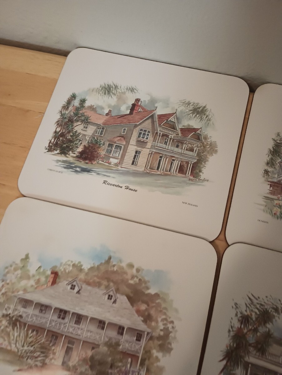 Jason Designer Collection New Zealand Historic Placemats Set of 6