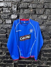 Rangers Jersey Long Sleeve Home football shirt 2005 - 2006 Umbro mens Size S