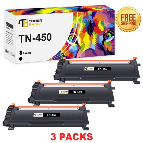 3 PK TN 450 TN-450 Toner Compatible with Brother MFC-7360N MFC-7460DN MFC-7860DW - 第 1/6 張圖片