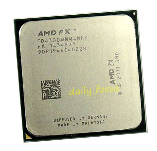 AMD Fx-4300 FX 4300 3.8 GHz FD4300WMW4MHK Socket AM3+ CPUProcessor 1MB - Picture 1 of 4