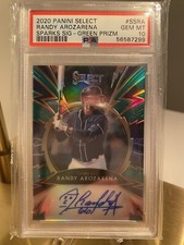 Randy Arozarena 2020 Select Sparks Signatures Tri-Color Auto RC SS-RA #4 / 5 🔥