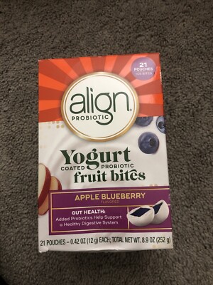 Align Yogurt Coated Probiotic Fruit Bites Apple-Blueberry EXP 01/2026