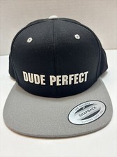 “Dude Perfect” Baseball Hat Cap Black The Classics Snap Back Acrylic Wool