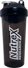 Nutrex Research Shaker Bottle With Mixer| For Protein Shakes  Pre Workout Sports