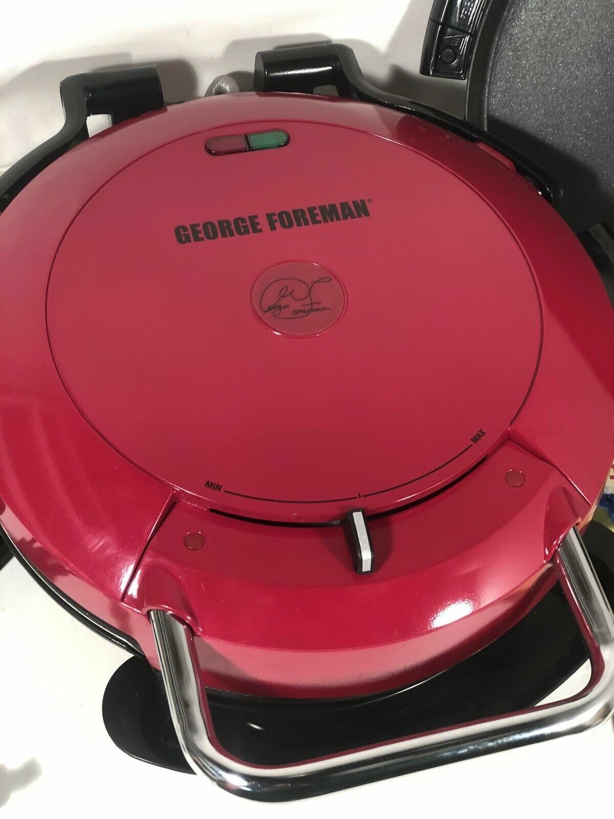 Foreman Red GRP0720RQ 360 Grill Removable grill Plates Bake Pan