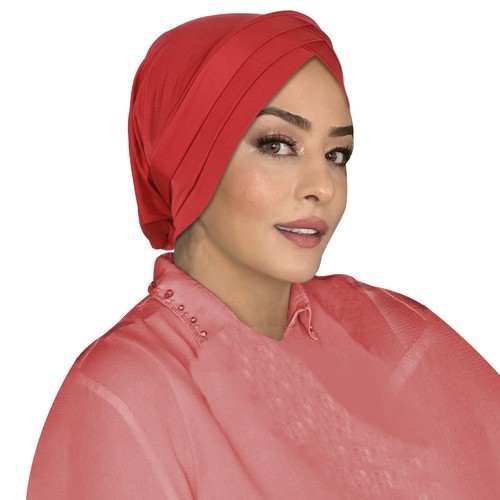 Gorras interiores con bufanda para mujeres musulmanas Gorro islámico Cáncer Quimioterapia - Imagen 30 de 32