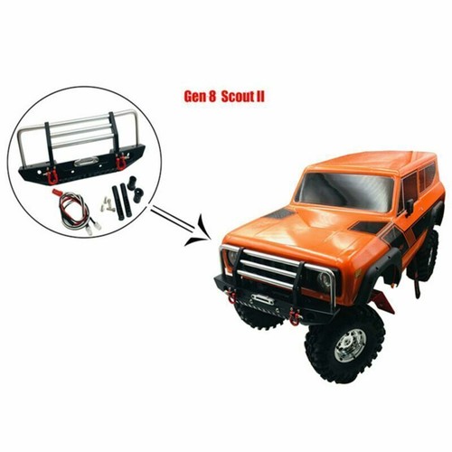 KYX 1/10 RC Crawler Car Metal Front Bumper Set For Redcat Racing GEN8 Scout II - Picture 6 of 7