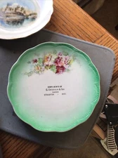 6” ADVERTISING PLATE JEWELER STOUGHTON WIS WI C CHRISTENSAN & SON MADISON 