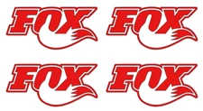 FOX  Shocks MICRO DIE-CUT   Decal  Sticker  (  4  PCS  )   Offroad  RC Truck NEW