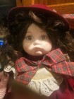 Kingstate Girl in Red Bonnet Porcelain Doll — photo 3