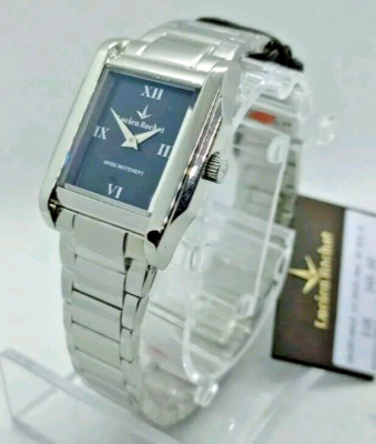 DAMENUHR LUCIEN ROCHAT SAINT MALO SWISS MADE, SCHWARZ, KRISTALL SAPHIRGLAS