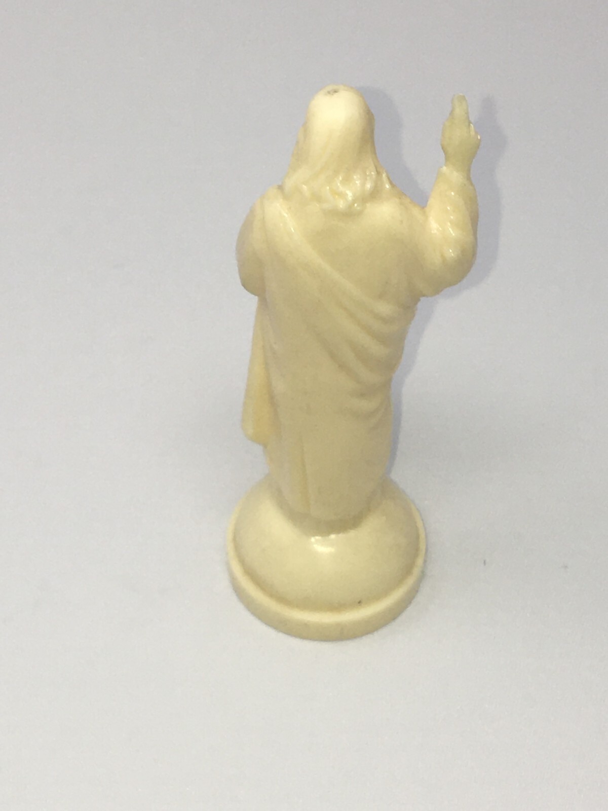 Vintage Dashboard Jesus Statue, Dash Sacred Heart Auto Companion